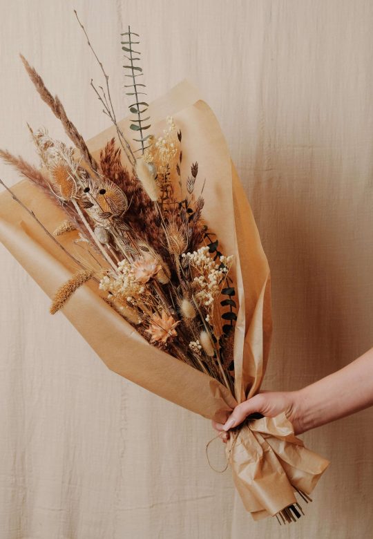 Trockenblumen Bund - BOHO DARK